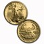 1995-W 4-Coin Proof American Gold Eagle Set (w/Box & COA)