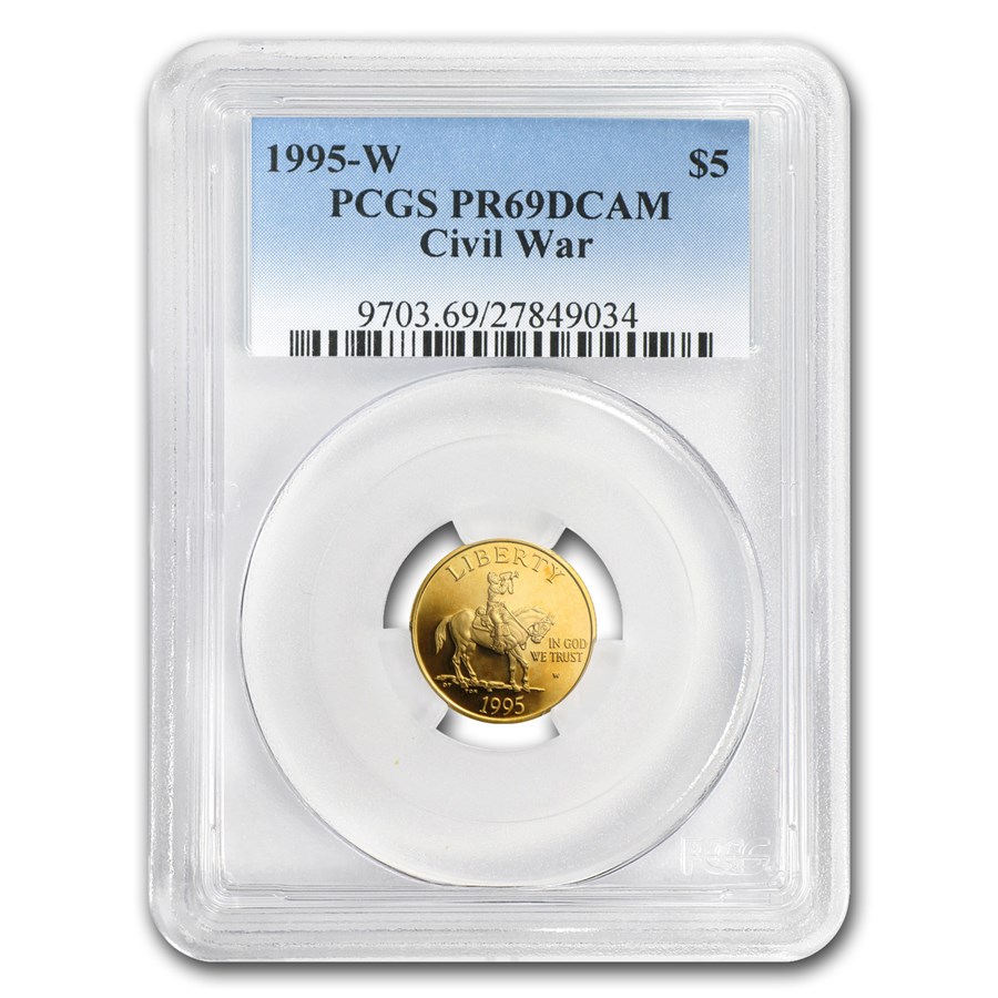1995-W Gold $5 Commem Civil War PR-69 PCGS