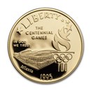 1995-W Gold $5 Commem Olympic Stadium BU (Capsule Only)