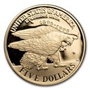 1995-W Gold $5 Commem Olympic Stadium Proof (Capsule Only)