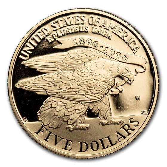 1995-W Gold $5 Commem Olympic Stadium Proof (Capsule Only) 1995-W Gold $5 Commem Olympic Stadium Proof (Capsule Only)