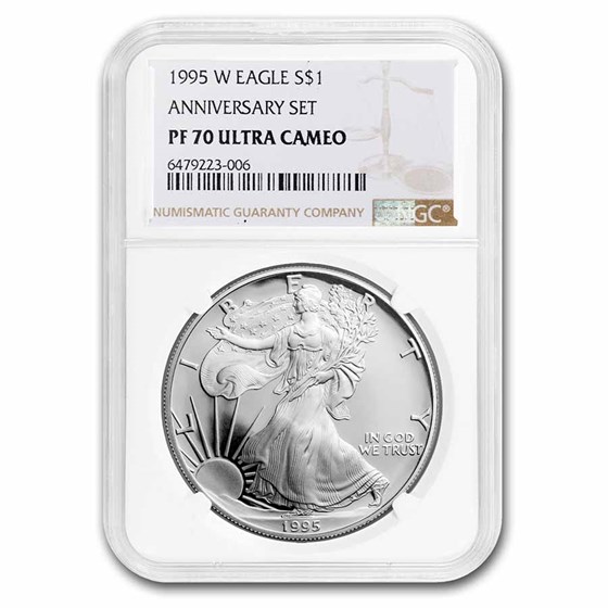 1995-W Proof American Silver Eagle PF-70 NGC 1995-W Proof American Silver Eagle PF-70 NGC