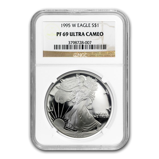 1995-W Proof Silver American Eagle PF-69 NGC 1995-W Proof Silver American Eagle PF-69 NGC