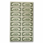 1995*(F-Atlanta) $10 FRN CU (Fr#2032-F*)16 Uncut Star Note Sheet