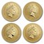 1996-2007 Australia 12-Coin 1 oz Gold Lunar Set BU (Missing Box)