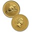 1996-2007 Australia 12-Coin 1 oz Gold Lunar Set BU (Series I)