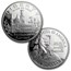 1996 4-Coin Commem Smithsonian Anniv Set BU & Proof (w/Box & COA)