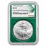 1996 American Silver Eagle MS-69 NGC (Green Holder)