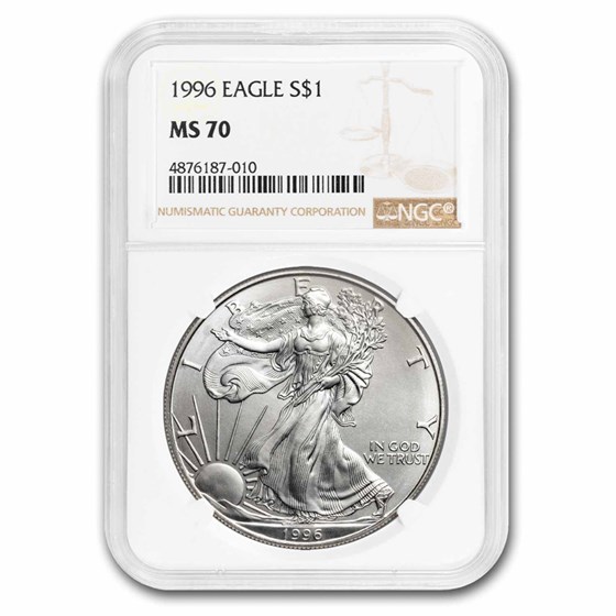 1996 American Silver Eagle MS-70 NGC 1996 American Silver Eagle MS-70 NGC