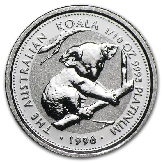 1996 Australia 1/10 oz Platinum Koala BU 1996 Australia 1/10 oz Platinum Koala BU