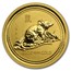 1996 Australia 1/20 oz Gold Lunar Rat (Series I)