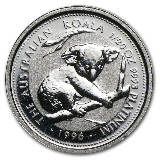 1996 Australia 1/20 oz Platinum Koala BU 1996 Australia 1/20 oz Platinum Koala BU