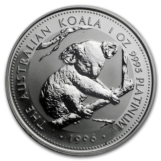 1996 Australia 1 oz Platinum Koala BU 1996 Australia 1 oz Platinum Koala BU