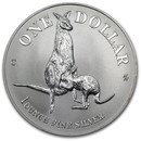 1996 Australia 1 oz Silver Kangaroo (In Capsule)