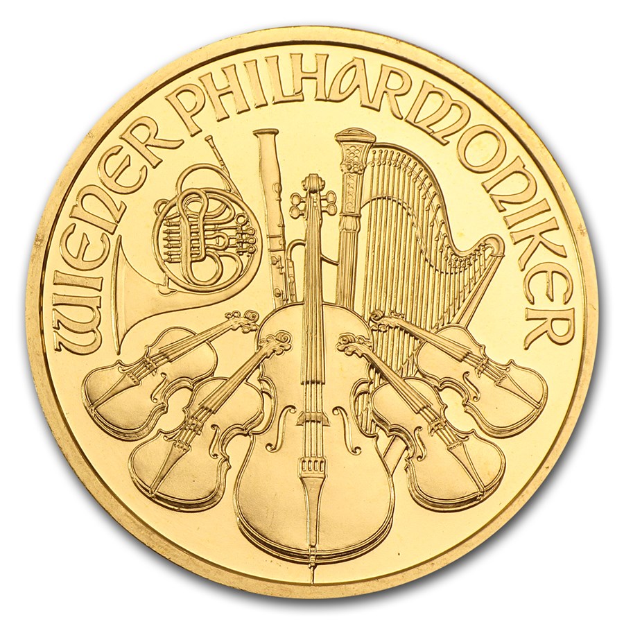 1996 Austria 1 oz Gold Philharmonic BU