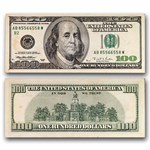 1996 (B-New York) $100 FRN F (Fr#2175-B) Radar Note