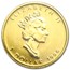 1996 Canada 1/20 oz Gold Maple Leaf BU