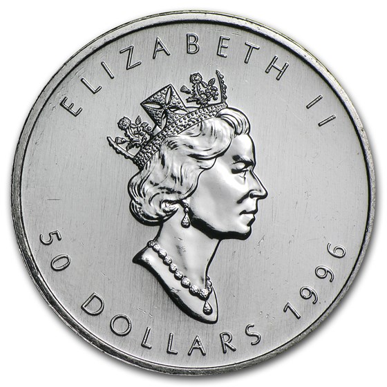 1996 Canada 1 oz Platinum Maple Leaf BU 1996 Canada 1 oz Platinum Maple Leaf BU