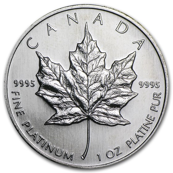 1996 Canada 1 oz Platinum Maple Leaf BU 1996 Canada 1 oz Platinum Maple Leaf BU