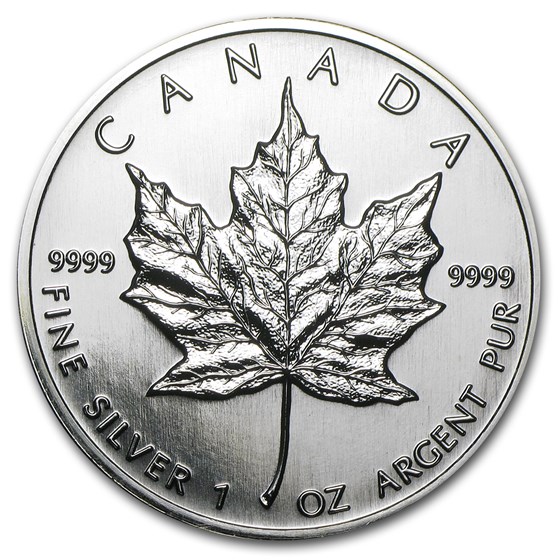 1996 Canada 1 oz Silver Maple Leaf BU
