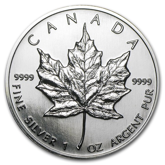 1996 Canada 1 oz Silver Maple Leaf BU 1996 Canada 1 oz Silver Maple Leaf BU