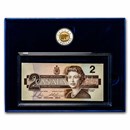 1996 Canada $2 Proof Coin and Banknote Set