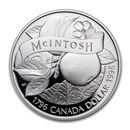 1996 Canada Silver Dollar Proof (McIntosh Apple)