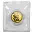 1996 China 1/20 oz Gold Panda Small Date BU (Sealed)