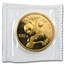 1996 China 1 oz Gold Panda Small Date BU (Sealed)