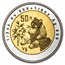 1996 China 3-Coin Bimetallic Panda Proof Set (Damaged Box)