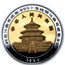 1996 China 3-Coin Bimetallic Panda Proof Set (Damaged Box)