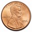 1996 Lincoln Cent BU (Red)