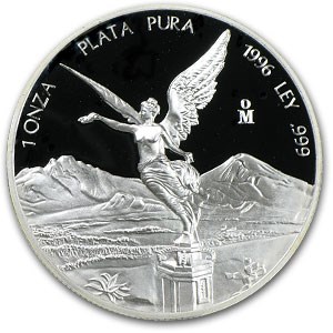 1996 Mexico 1 oz Silver Libertad Proof 1996 Mexico 1 oz Silver Libertad Proof