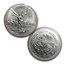1996 Mexico 5-Coin Silver Libertad Set BU (1.9 oz)