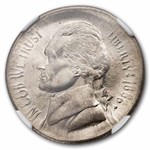1996-P Major Broadstruck Jefferson Nickel BU NGC