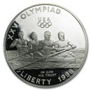 1996-P Olympic Rowing $1 Silver Commem Proof (Capsule Only)
