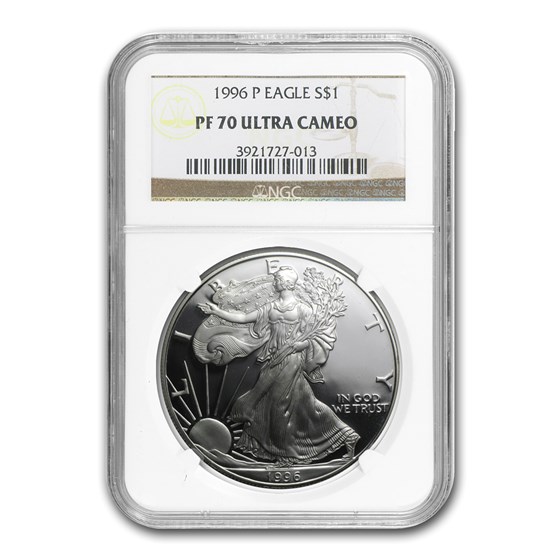 1996-P Proof American Silver Eagle PF-70 NGC 1996-P Proof American Silver Eagle PF-70 NGC