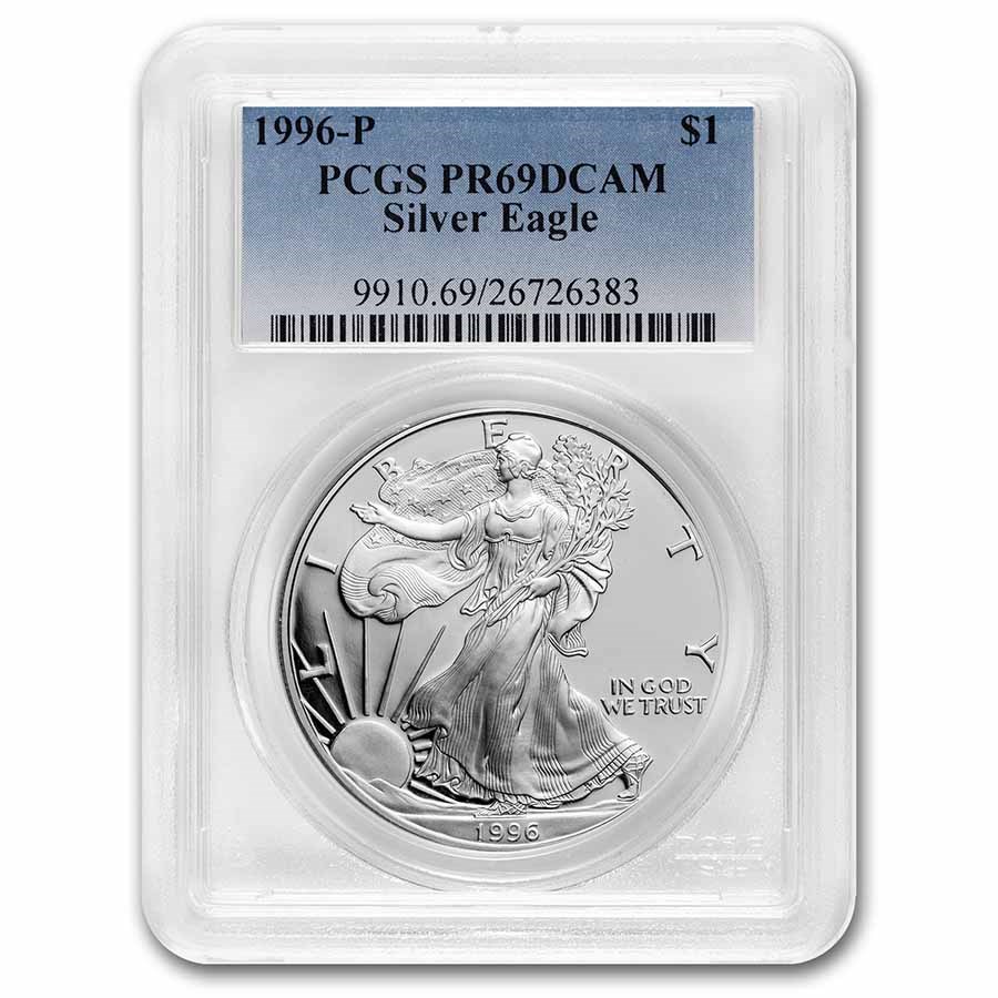 1996-P Proof American Silver Eagle PR-69 PCGS