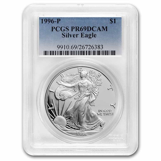 1996-P Proof American Silver Eagle PR-69 PCGS 1996-P Proof American Silver Eagle PR-69 PCGS