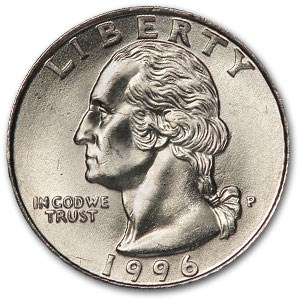1996-P Washington Quarter BU