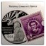 1996-S Community Service $1 Silver Commem Coin/Stamp Set Proof