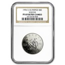 1996-S Olympic Soccer 1/2 Dollar Clad Commem PF-69 NGC