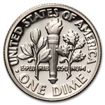 1996-S Roosevelt Dime 50-Coin Roll Proof