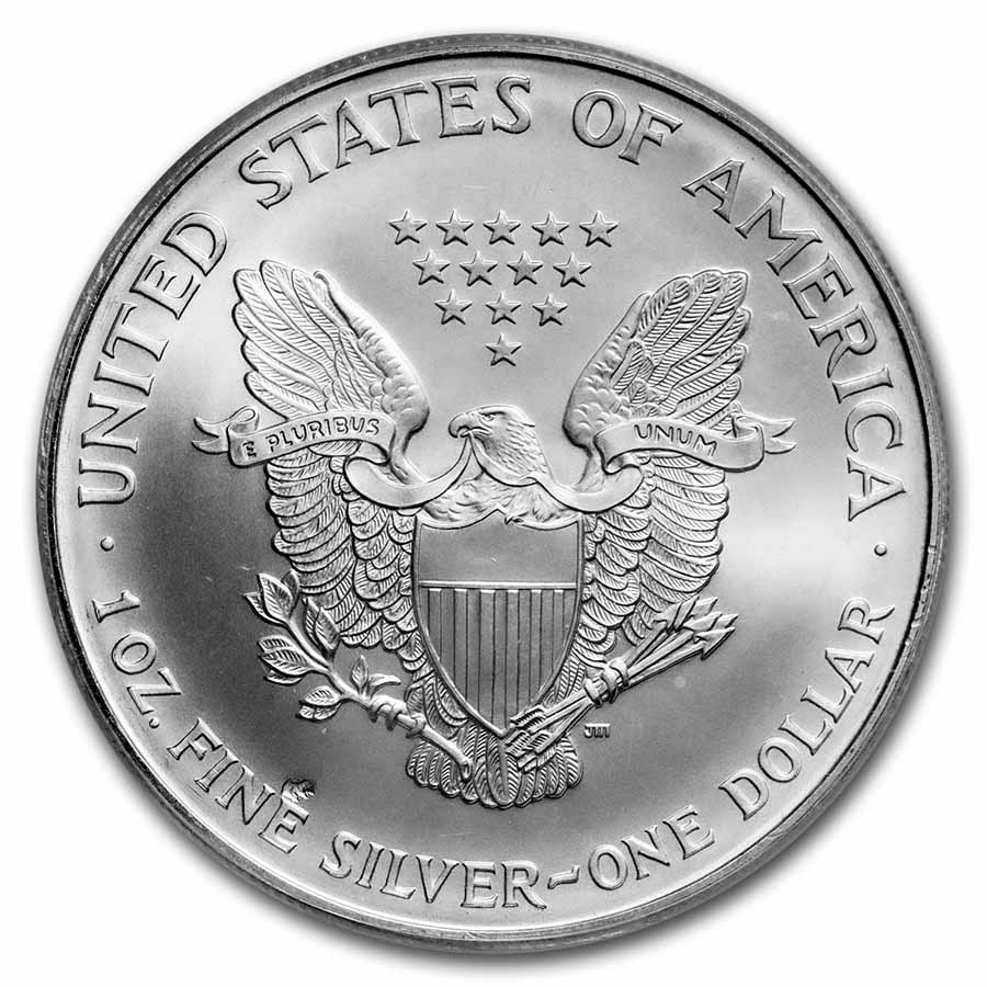 Buy 1996 Silver Eagle MS-68 PCGS (Error, Minor Struck-Through Rev