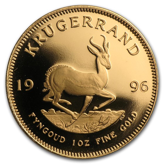 1996 South Africa 1 oz Gold Krugerrand BU