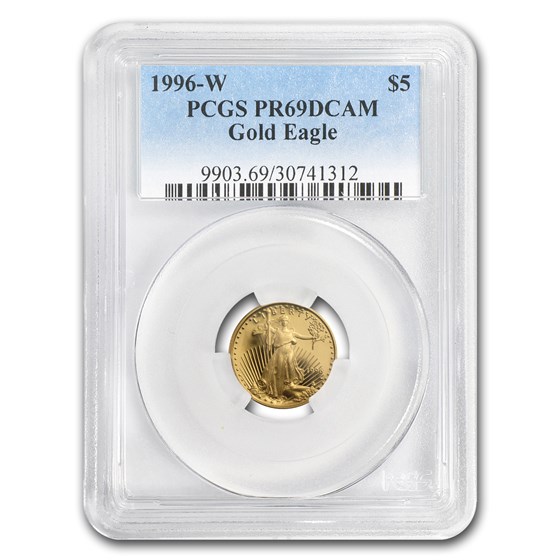 1996-W 1/10 oz Proof American Gold Eagle PR-69 DCAM PCGS