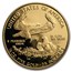 1996-W 1/2 oz Proof American Gold Eagle (w/Box & COA)