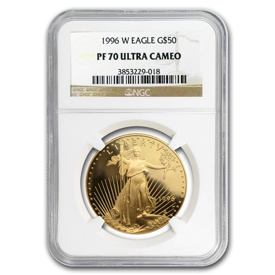1996-W 1 oz Proof American Gold Eagle PF-70 UCAM NGC 1996-W 1 oz Proof American Gold Eagle PF-70 UCAM NGC