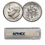1996-W Roosevelt Dime 50-Coin Roll BU
