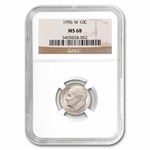 1996-W Roosevelt Dime MS-68 NGC